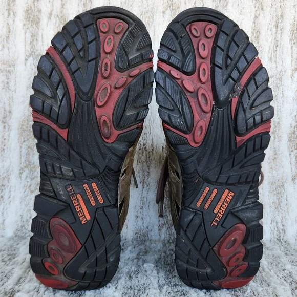 Merrell "Moab 2 Vent Mid Waterproof" Steel Toe Hiking Boot | Women's Size 9.5 - Picture 8 of 15
